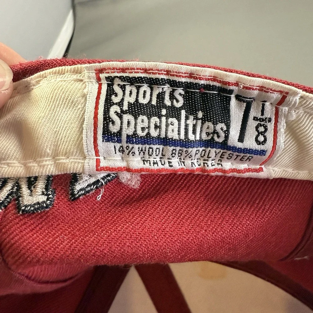 Vintage Alabama Crimson Tide Hat Sports Specialties USA‎ Made Fitted 7 1/8